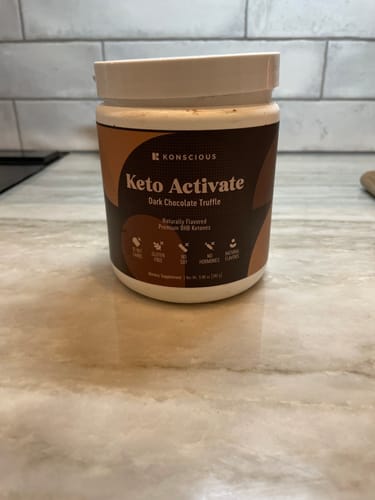 Customer photo review of Keto Activate Dark Chocolate Truffle