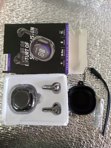 Customer photo review of Crystal Series Wireless Earphone Bluetooth