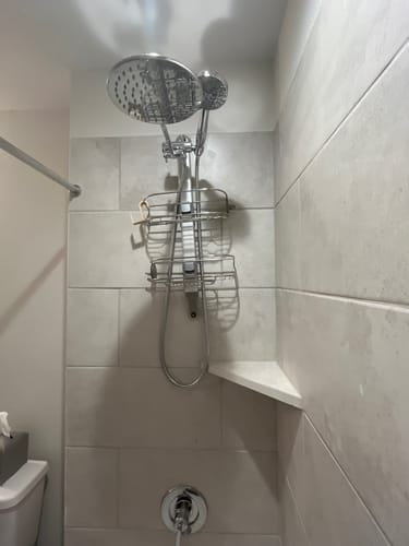 Customer photo review of 3-Spray Dual Shower Head Set