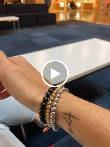 Customer video review of Matte Black Bead Bracelet | 6MM