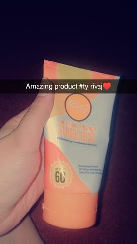 Customer photo review of Whitening & Vanishing SPF60 Sunblock