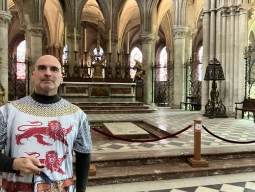 Customer photo review of Gearhumans 3D Cosplay Edward I of England Custom Tshirt Hoodie Apparel