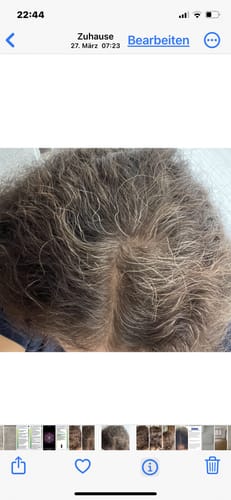 Customer photo review of Profi-Pflanzenhaarfarbe warmes Sahara-Blond "warm sahara blond" 90g Nachfüllpack