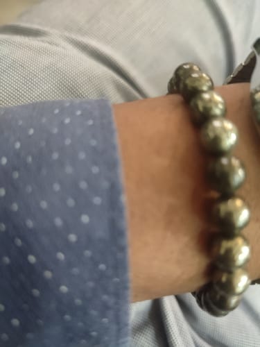 Customer photo review of Pyrite (Plain) Bracelet