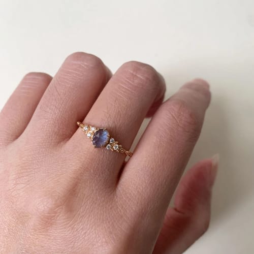 Customer photo review of Theia - Iolite Ring