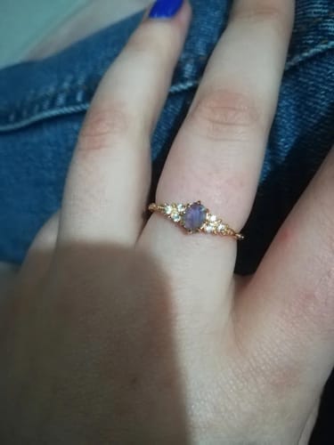 Customer photo review of Theia - Iolite Ring