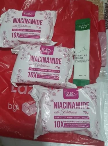 Customer photo review of BMRS Niacinamide Soap