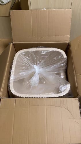 Customer photo review of Michu XXL Coral, BoBa & Sage Deluxe Cat Litter Box - Spacious Design