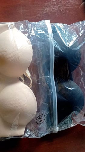 Customer photo review of Trending Now! Korea's #1 Comfortable Breathable Seamless Bra