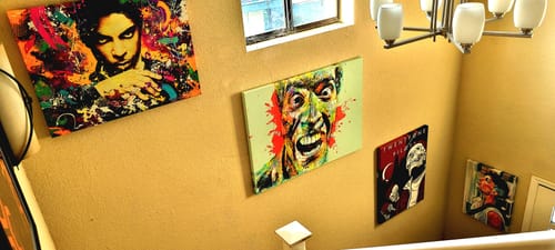 Customer photo review of Create Your Own Canvas Set - Portrait