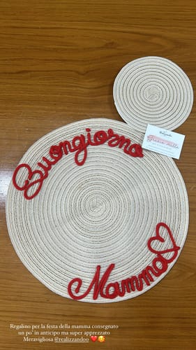 Martina V. review of Tovaglietta Americana Personalizzata con Nome image 1 out of 1