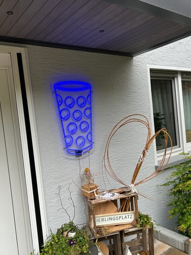 Customer photo review of Neon Dubbeglas