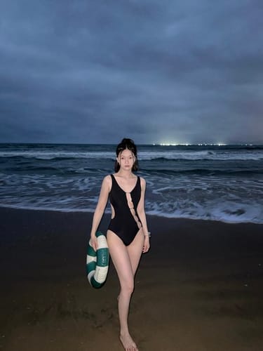 Customer photo review of Atlantic beach ATLB one piece swimsuit