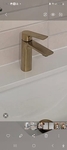 Customer photo review of KODAEN-F11127 Single Handle, Brushed Gold, Bathroom Faucet
