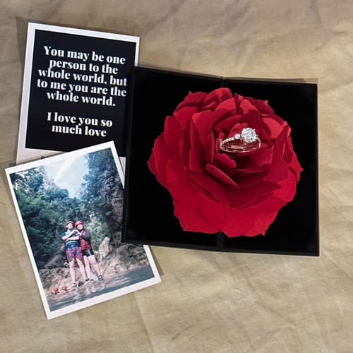 Customer photo review of 3ct Dublin Engagement Ring