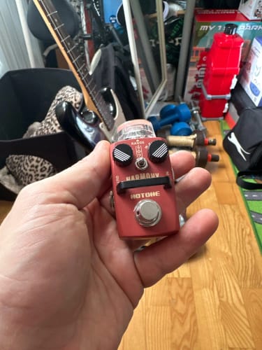 Customer photo review of Hotone Harmony Digital Polyphonic Pitch Shift Organ Guitar pedal