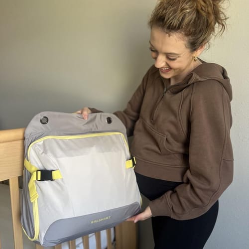 Customer photo review of TravelEase Portable Closet Carry On Hanging Packing Cubes