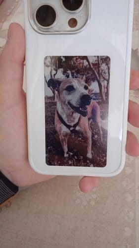 Customer photo review of Handyhülle mit integriertem Display