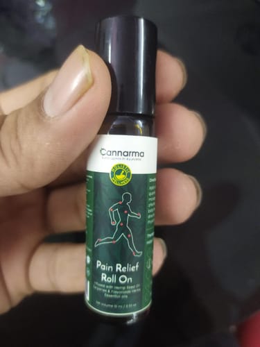 Customer photo review of Hemp Pain Relief Roll On (10ml)