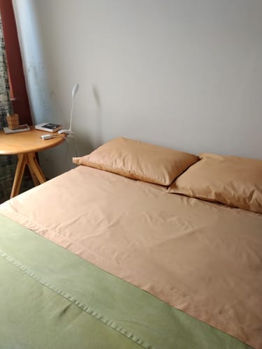 Customer photo review of Juego de Sábanas Básica Algodón Percal 200 -Tamaño y color a elegir