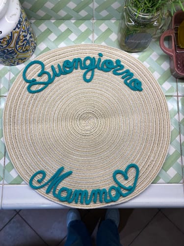Olga A. review of Tovaglietta Americana Personalizzata con Nome image 1 out of 1