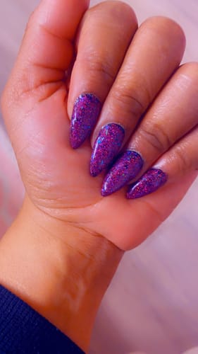 Customer photo review of Royal Gems | Four Color Gel Polish Starter Kit