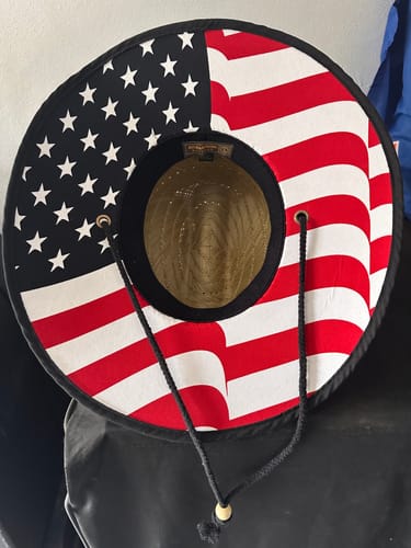 Customer photo review of Personalized Straw Hat 828