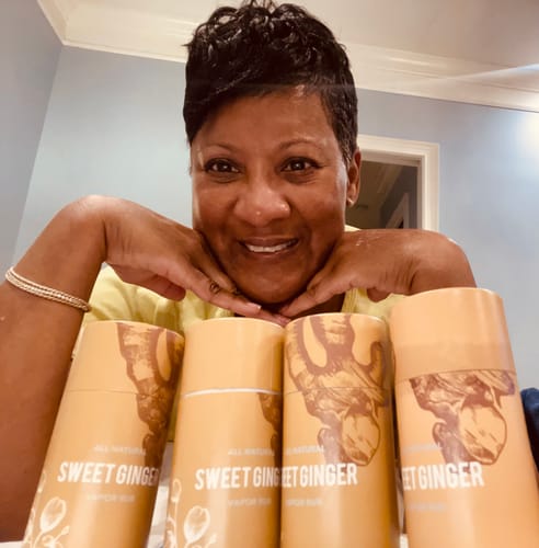 Customer photo review of North Carolina Sweet Ginger Rub