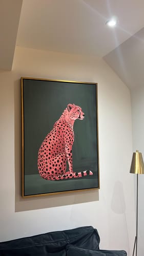 Customer photo review of Pink Cheetah Print
