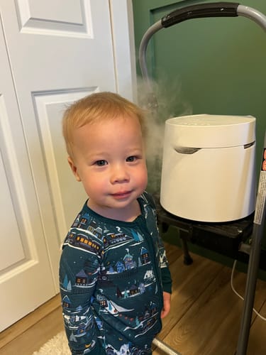 Customer photo review of Carepod One - Stainless Steel Humidifier