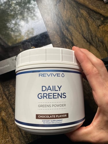 Customer photo review of Daily Greens Powder