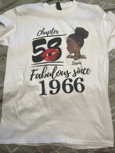 Customer photo review of 50th birthday gifts ideas 50th birthday shirt for her back in 1973 turning 50 shirts 50th birthday t shirts for woman