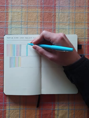 Customer photo review of Paper Mate Flair - Set 24 Tiralíneas Punta Media Candy Pop