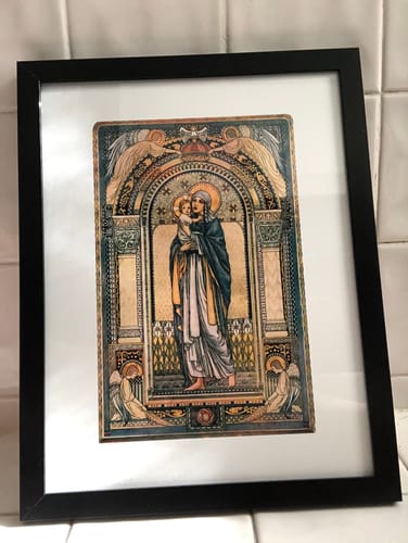 Customer photo review of Madonna and Child – 7 sizes – by Jeanne Antoinette Labrousse