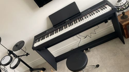 Customer photo review of Donner DEP-20 Portable Keyboard 88-Key Weighted with Stand