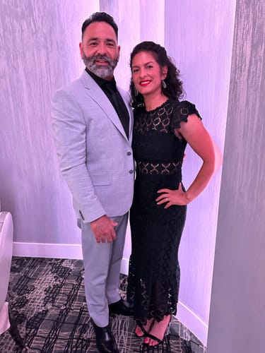 Customer photo review of Phoebe Eyelet Lace Ruffle Midi Dress - Black