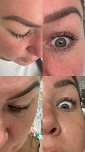 Customer photo review of LASH SERUM
