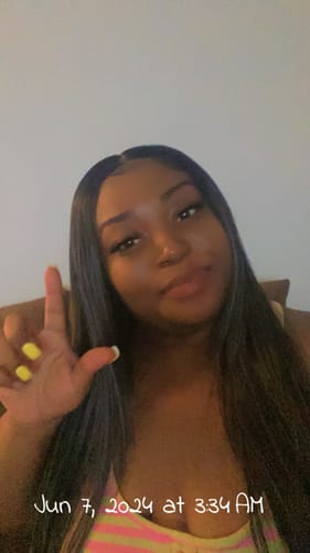 Customer photo review of Ricarda 13x7 Hd Lace Synthetic Wig by Bobbi Boss MLF477