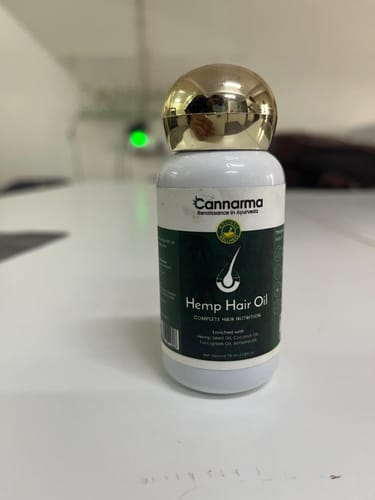 Customer photo review of Hemp Hair Oil (50ml)