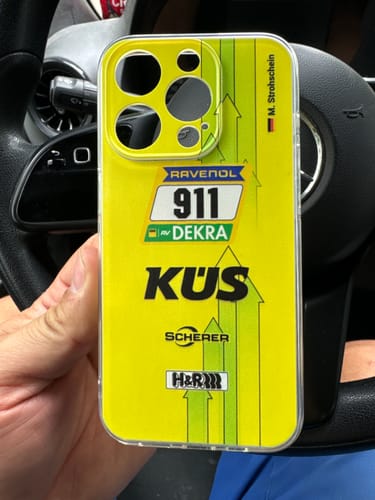 Kundenbewertung mit Foto zu Grello Porsche GT Livery - Individuelle Handyhülle für iPhone