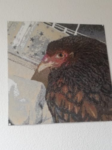 Customer photo review of Dein Wunschmotiv - als Diamond Painting (eckige Steine)