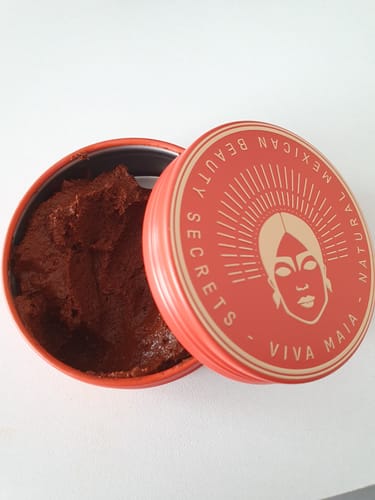 Customer photo review of Anti-Aging Mask - Achiote & Papaya