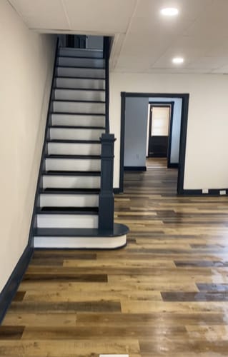 Customer photo review of Rigid Core SPC Flooring Natural Layer Brown 12mil wear layer