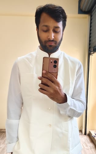 Customer photo review of Cream Classic jacket Short