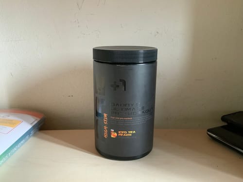 Customer photo review of +1© Danny's Ultimate Pre Workout High-stim (520g)