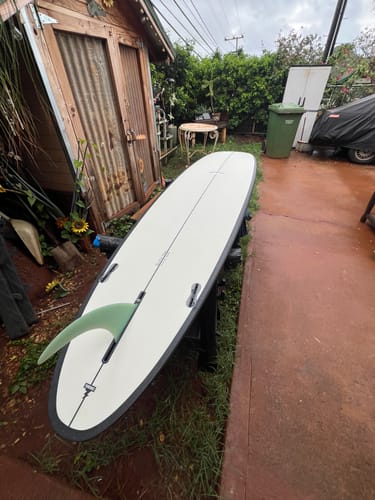 Customer photo review of CJ Nelson PARALLAX PLUS 2+1 Fin (7'10-9'9) Thunderbolt Red