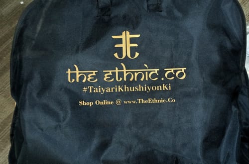 Customer photo review of Black Embroidery Bandhgala