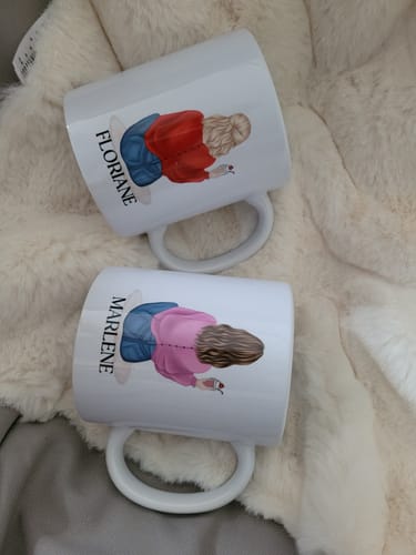Customer photo review of Mug Personnalisé - Femme