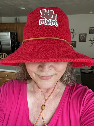 Customer photo review of Packable Sun Hat Pattern