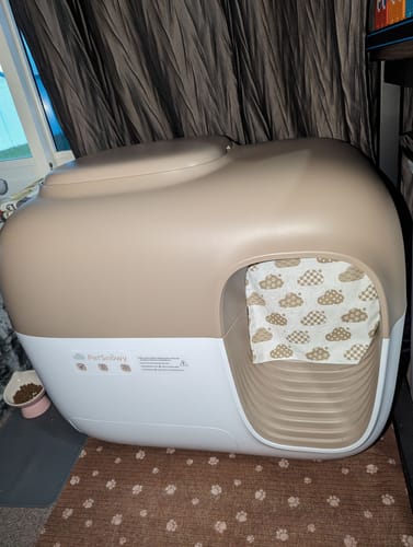 Customer photo review of Self-Cleaning Litter Box